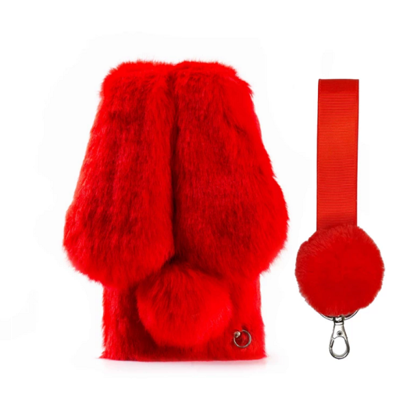 قاب خرگوشی پشمالو گوشی سامسونگ Galaxy M40 به همراه بند